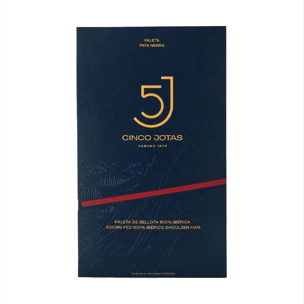 100% Iberico Bellota Shoulder Ham Sliced Cinco Jotas