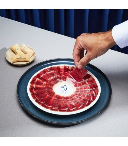 100% Iberico Cinco Jotas Bellota Ham – Hand Sliced