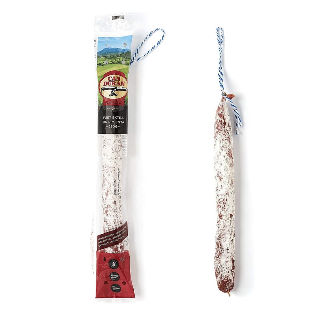 Fuet Extra – No Pepper – Traditional Catalan Dry Sausage