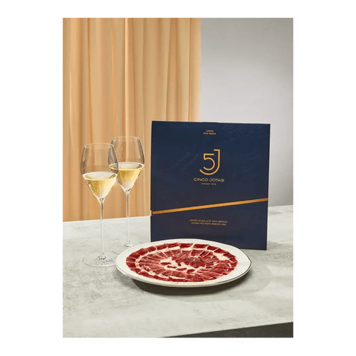 100% Iberico Cinco Jotas Bellota Ham – Hand Sliced