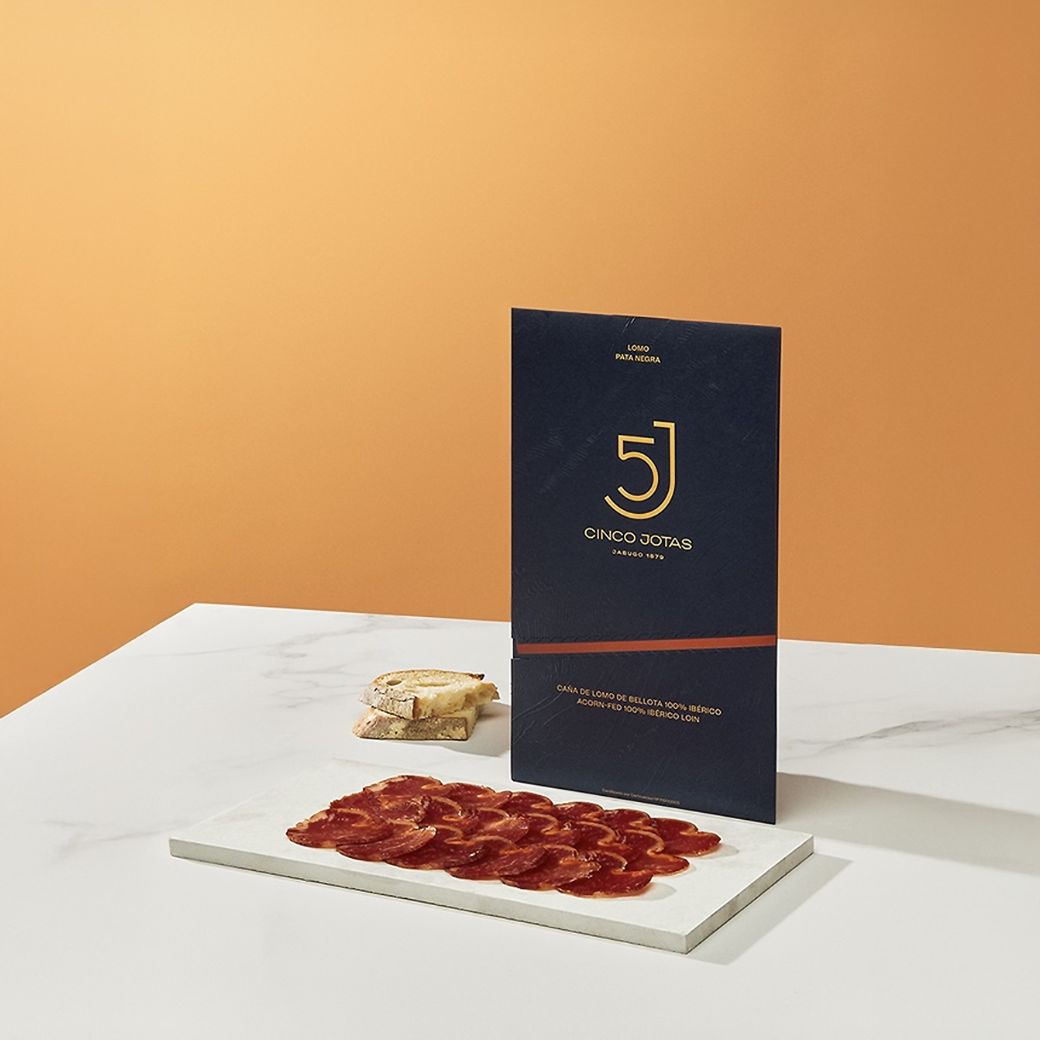 100% Iberico Bellota Loin Sliced Cinco Jotas