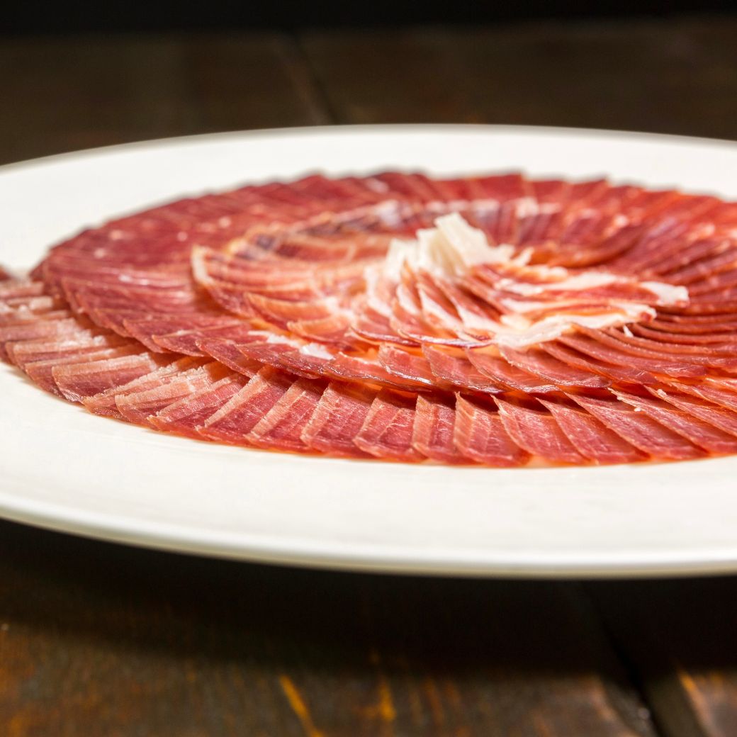 100% Iberico Bellota Ham – Hand Sliced
